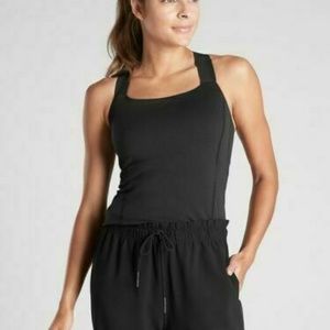 Athleta Serene Support Tank Top Black
